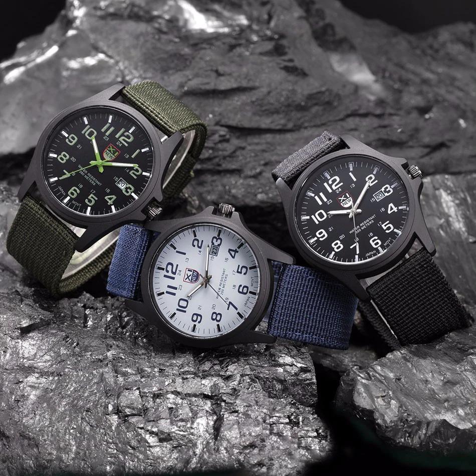 Water-Resistant Adventure Watch with Luminous Hands and Stopwatch