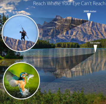 NightScope Binoculars with Enhanced Night Vision and 8X Magnification