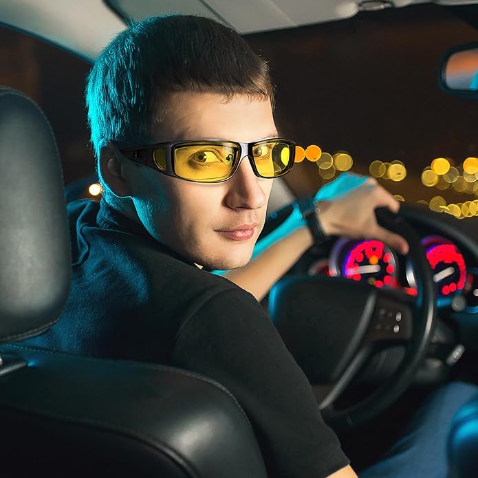 Polarized Night Driving Glasses with Anti-Glare Technology