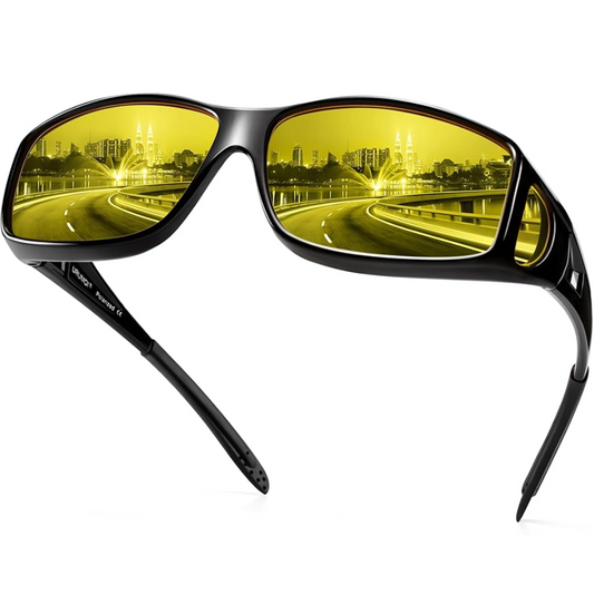 Polarized Night Driving Glasses with Anti-Glare Technology