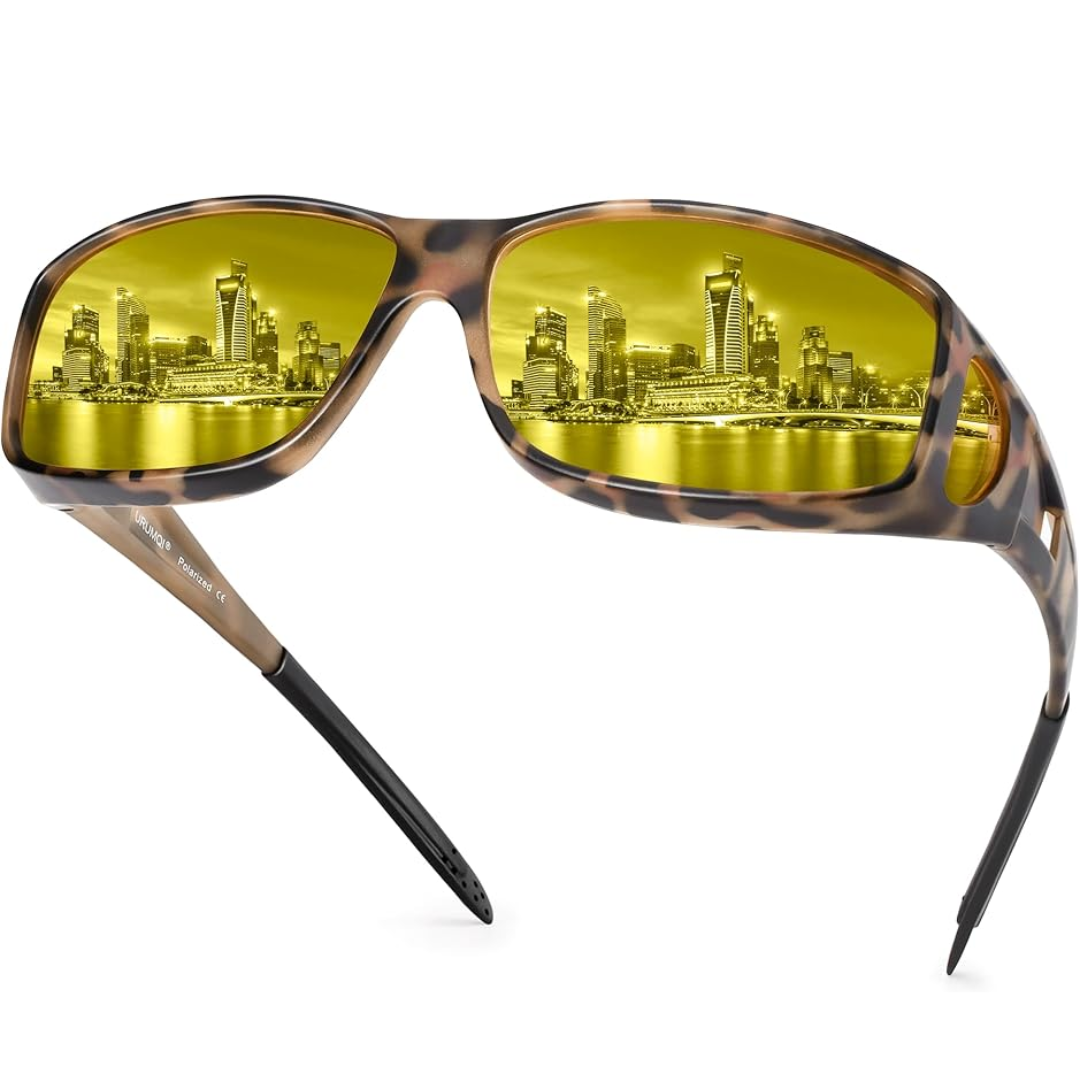 Polarized Night Driving Glasses with Anti-Glare Technology