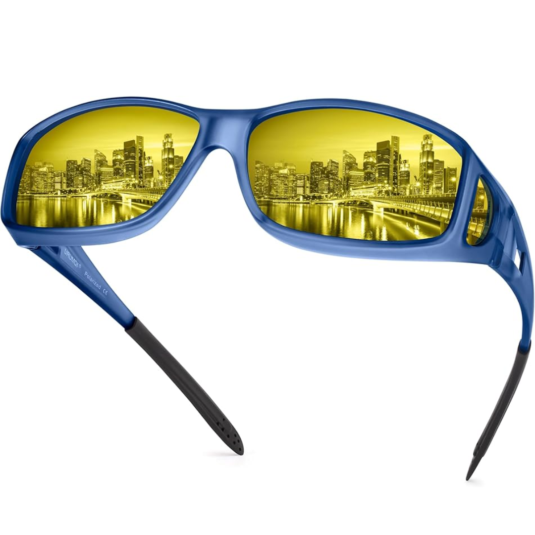 Polarized Night Driving Glasses with Anti-Glare Technology