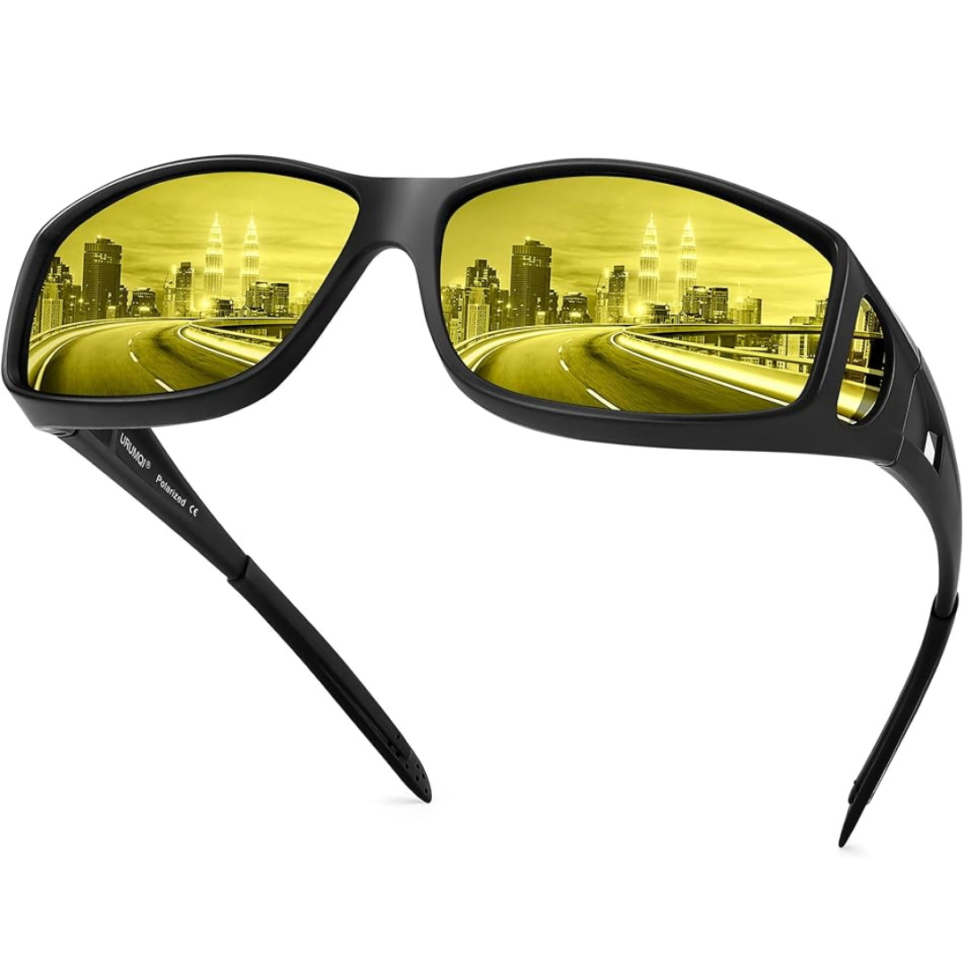 Polarized Night Driving Glasses with Anti-Glare Technology