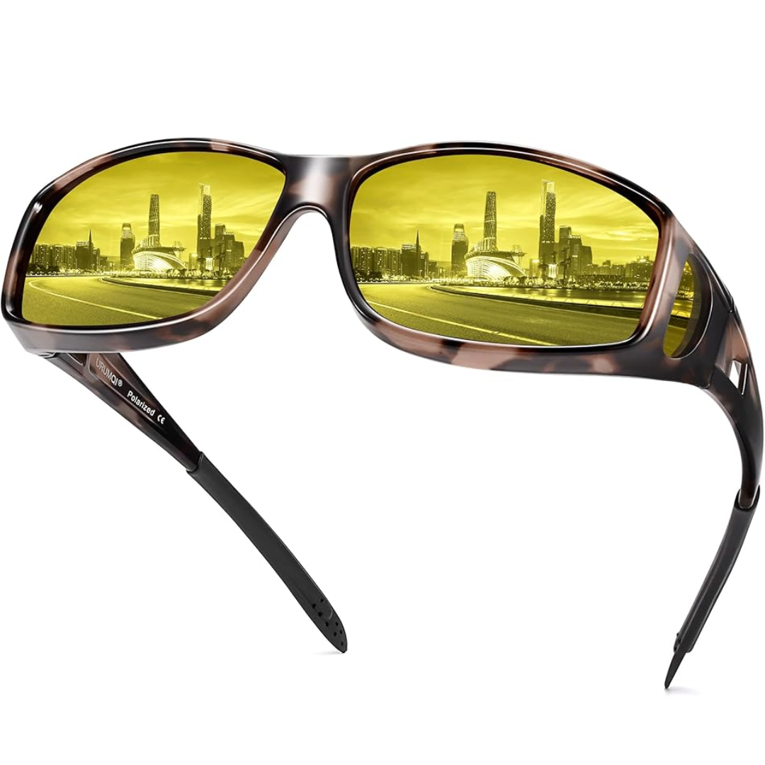 Polarized Night Driving Glasses with Anti-Glare Technology
