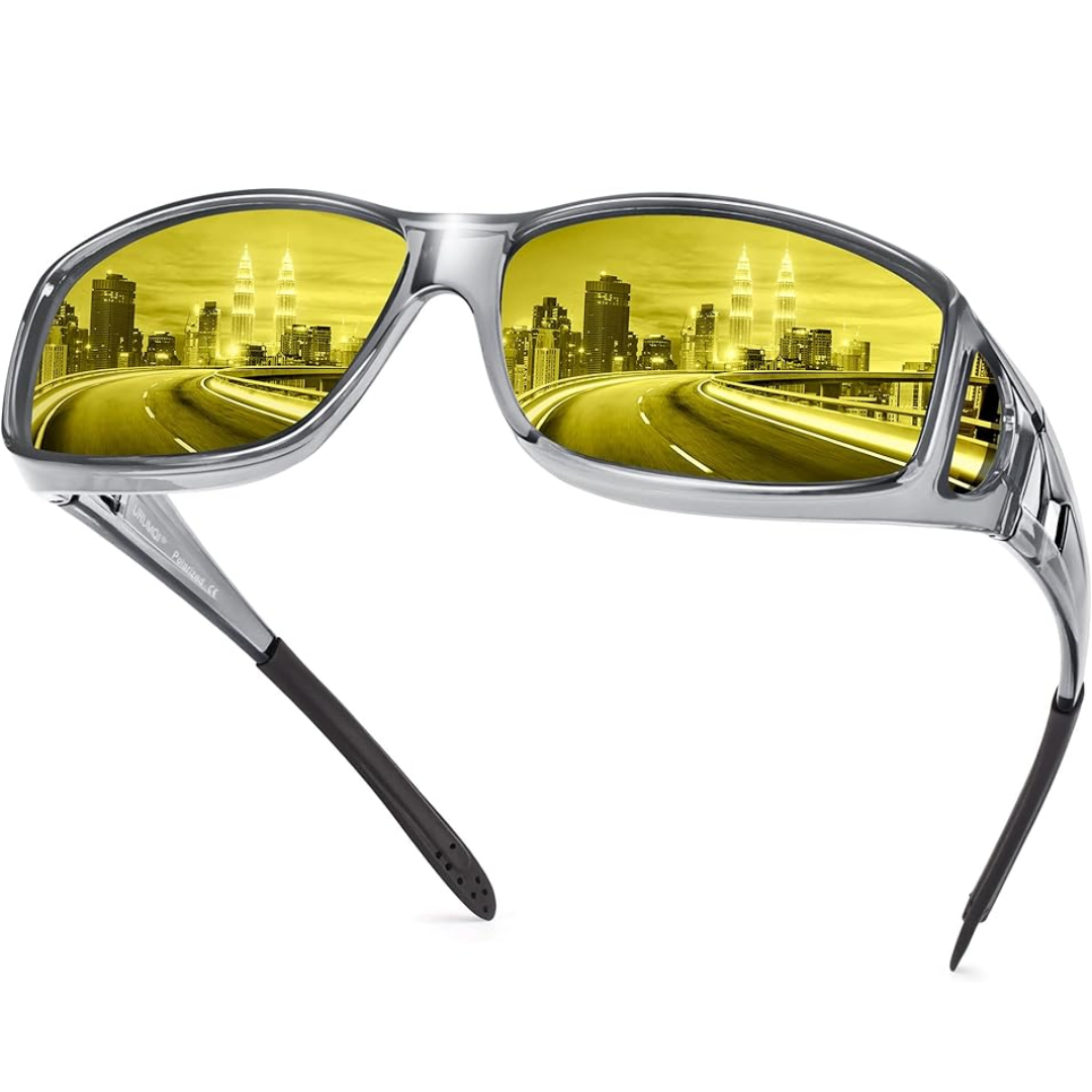 Polarized Night Driving Glasses with Anti-Glare Technology