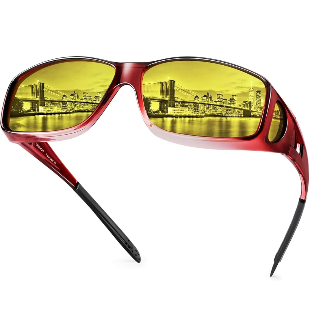 Polarized Night Driving Glasses with Anti-Glare Technology