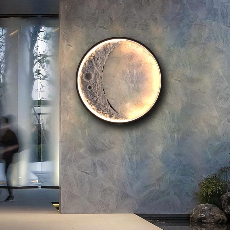 Half-Moon LED Wall Lamp with Enchanting Glow