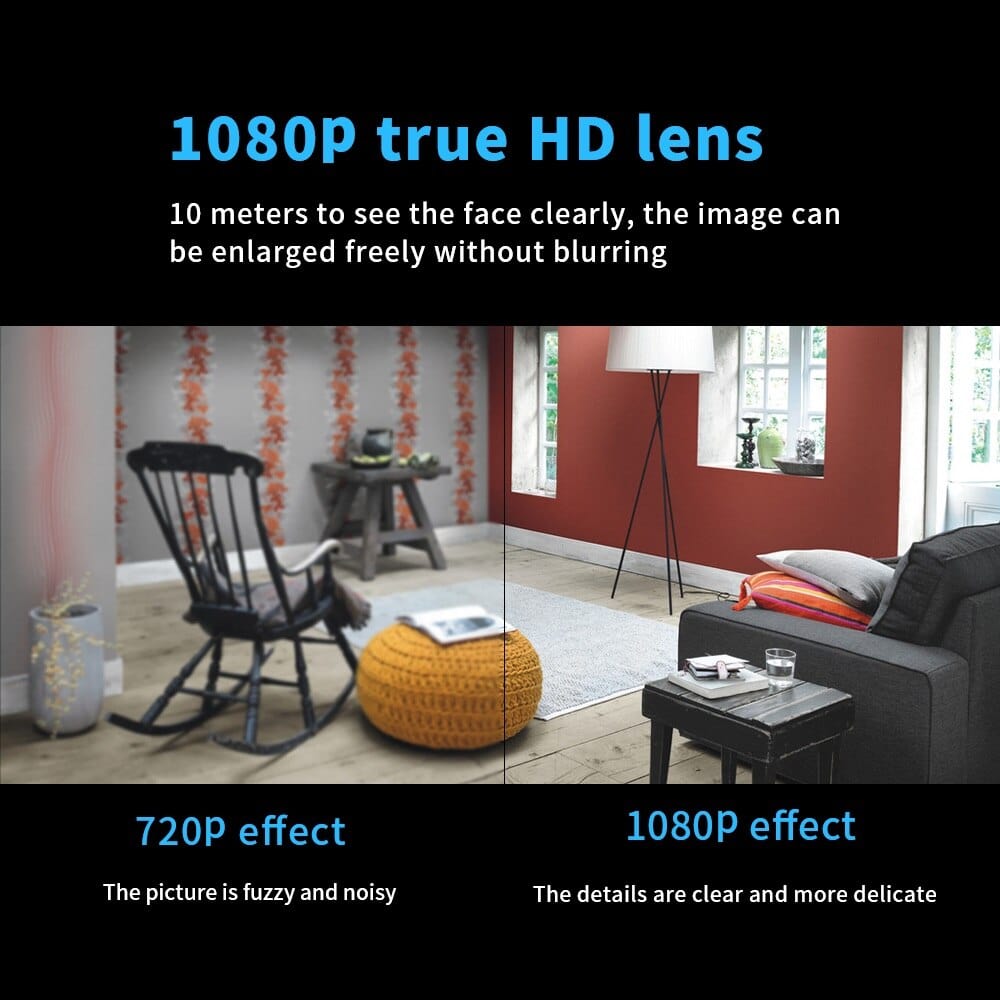 Small Wireless Night Vision Security Camera with Motion Detection