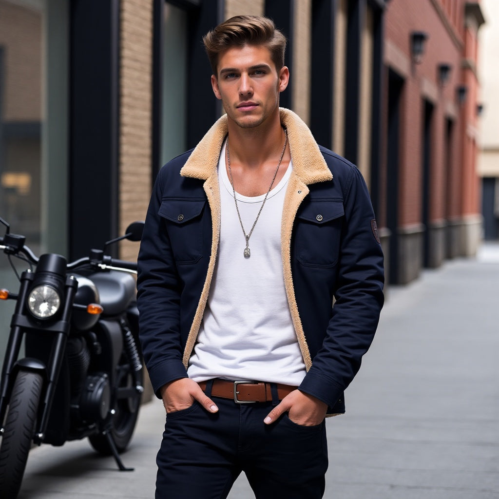 Modern Bomber Jacket for Men - Timeless Style and Perfect Fit