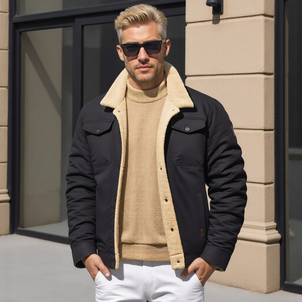 Modern Bomber Jacket for Men - Timeless Style and Perfect Fit