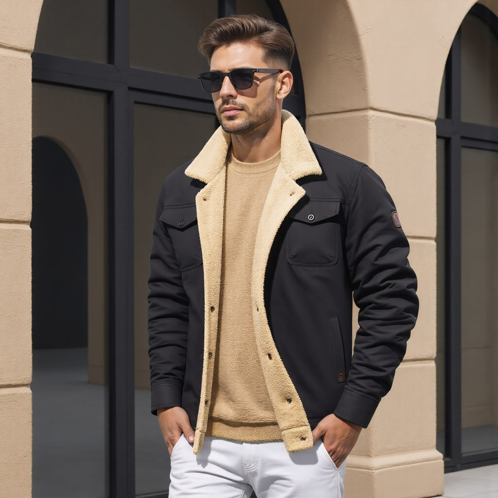 Modern Bomber Jacket for Men - Timeless Style and Perfect Fit