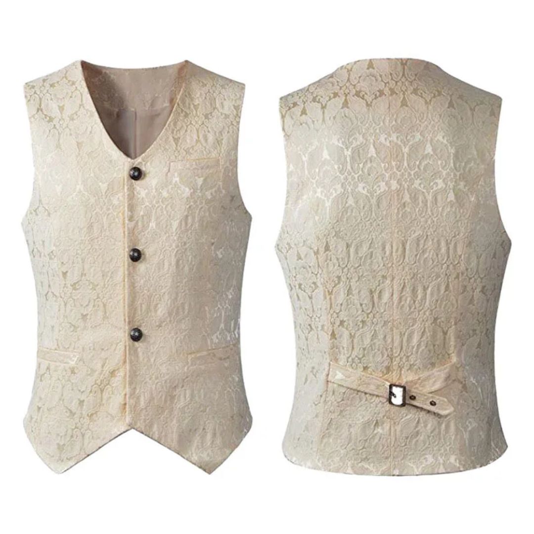 Elegant Traditional Men's Vest in Premium Fabric