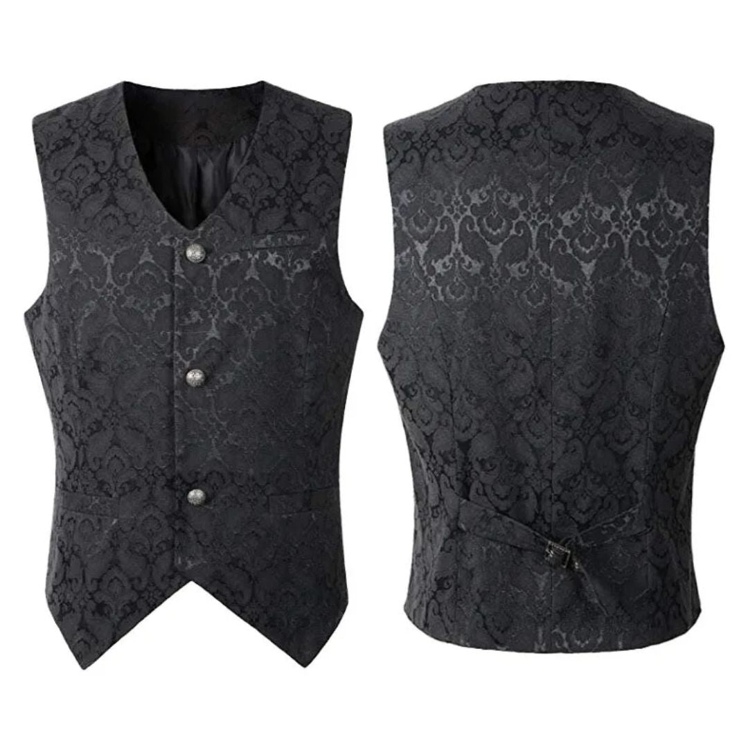 Elegant Traditional Men's Vest in Premium Fabric