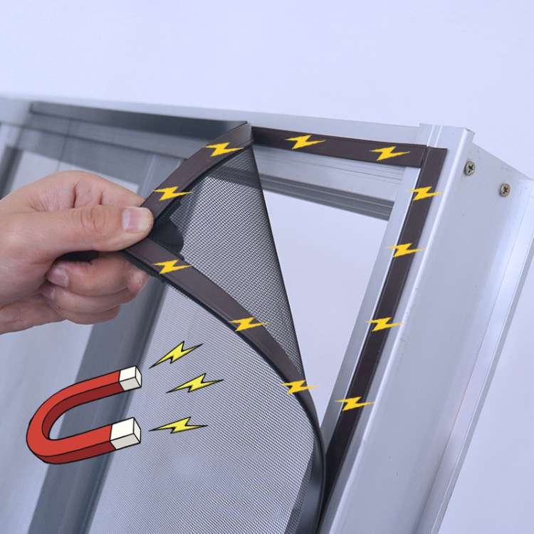 Magnetic Mosquito Net for Windows with Auto-Seal Technology
