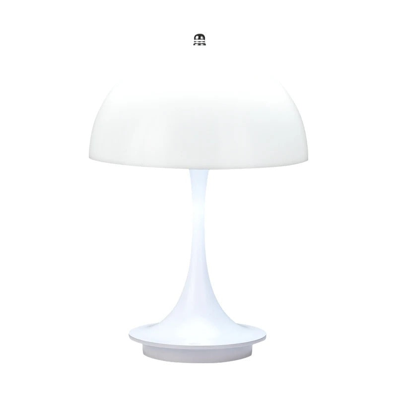 Modern Mushroom Table Lamp - Wireless Rechargeable LED Light
