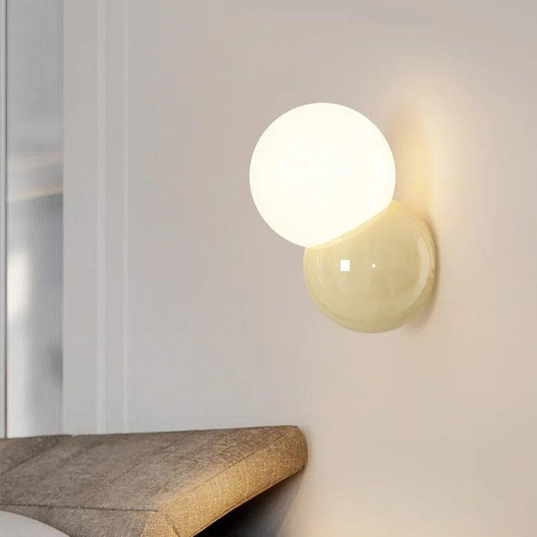 Nordic Bubble Wall Lamp with Push Button Switch and 3-Color Temperature