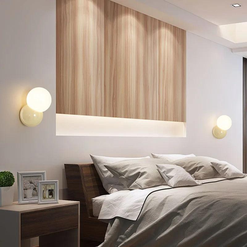 Nordic Bubble Wall Lamp with Push Button Switch and 3-Color Temperature
