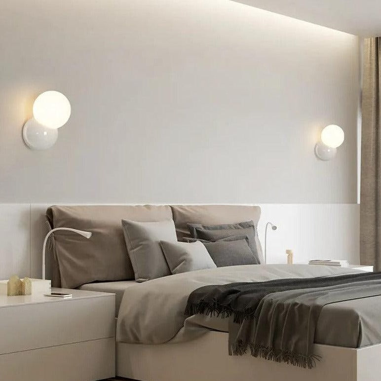 Nordic Bubble Wall Lamp with Push Button Switch and 3-Color Temperature