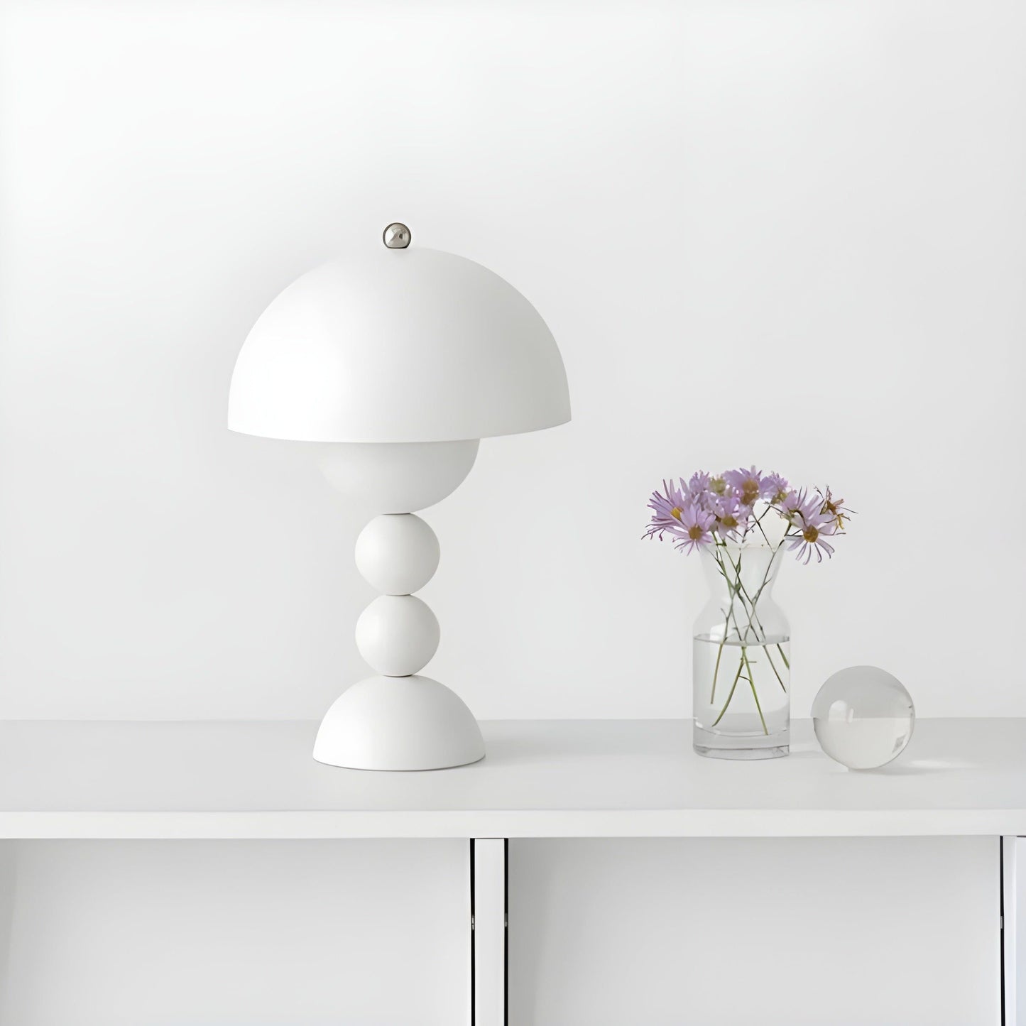 Dimmable Scandinavian LED Table Lamp with Adjustable Brightness