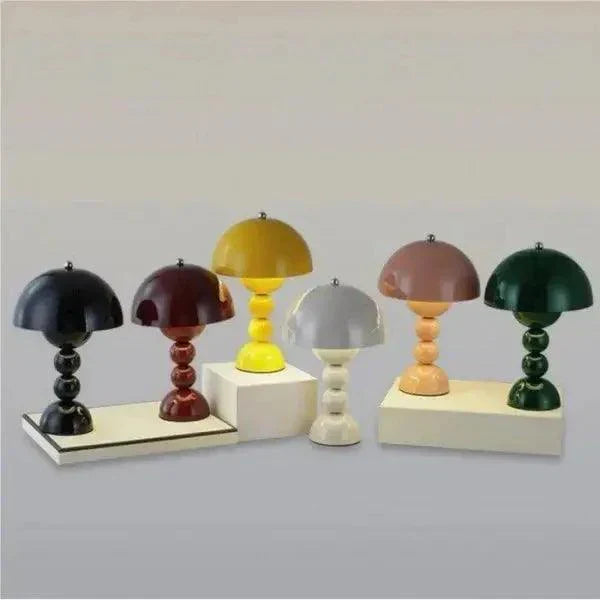 Dimmable Wireless LED Floral Table Lamp with Flowerpot