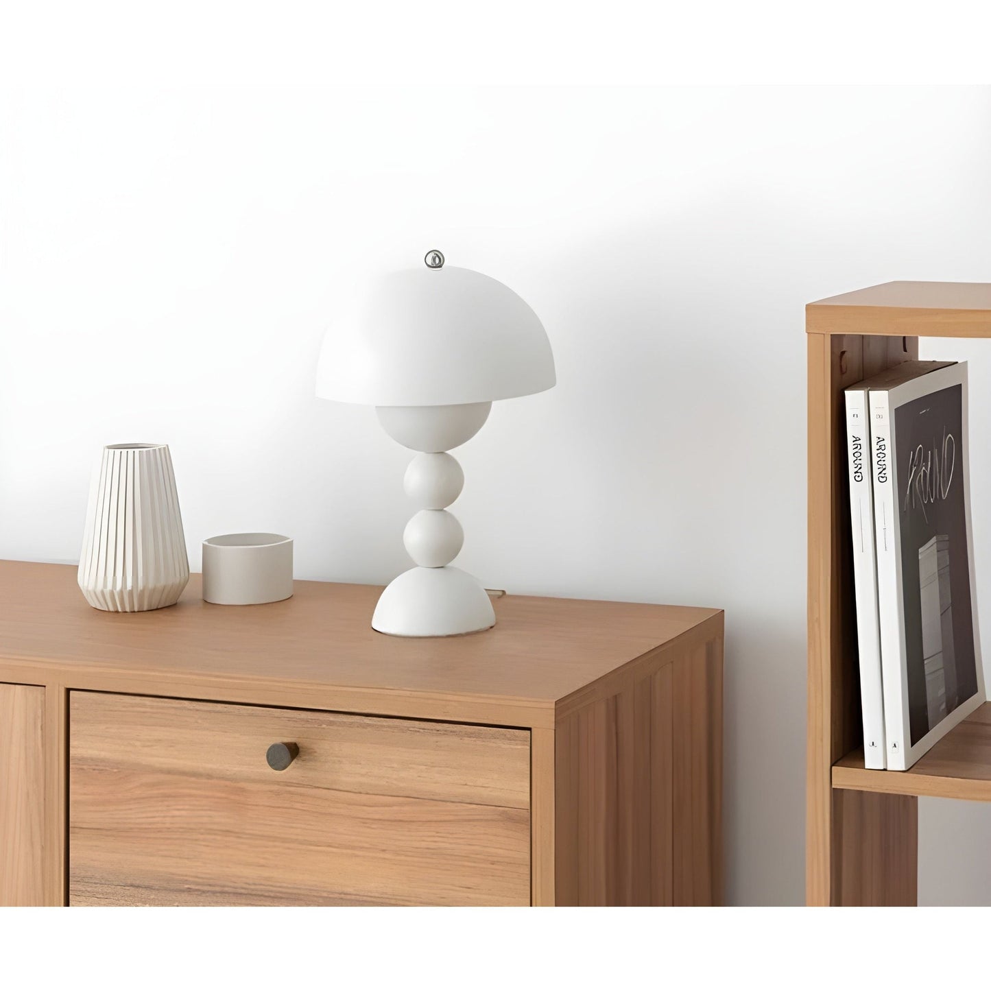 Dimmable Scandinavian LED Table Lamp with Adjustable Brightness