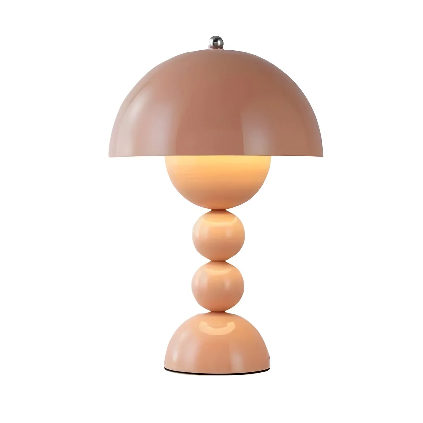 Scandinavian Table Lamp with Gold Accents