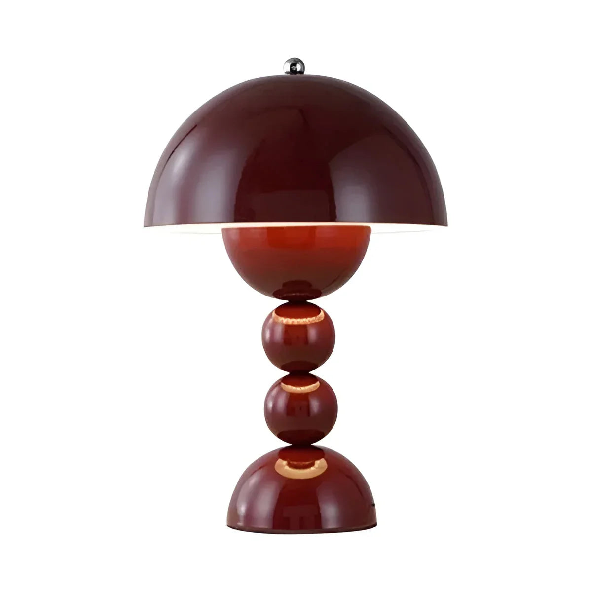 Scandinavian Table Lamp with Gold Accents