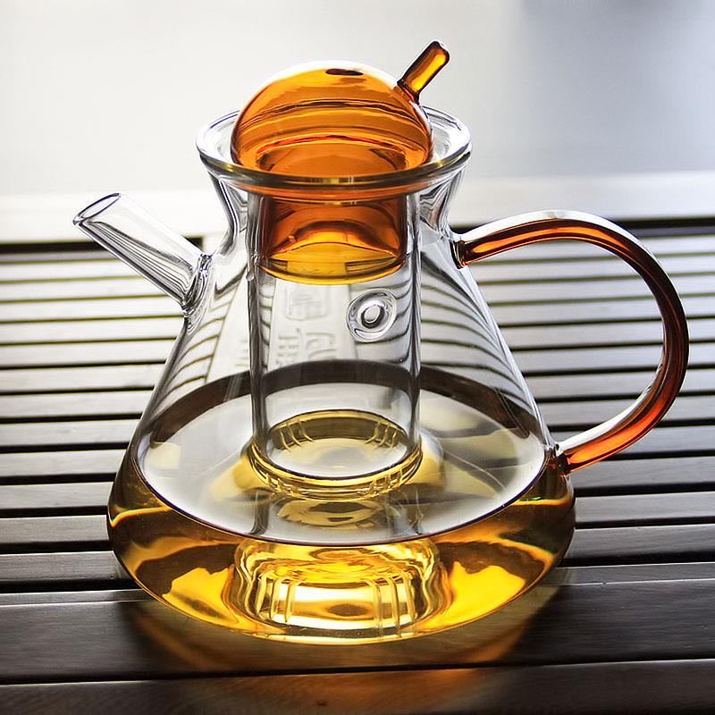 Nordic Heat-Resistant Glass Teapot and Cup Set