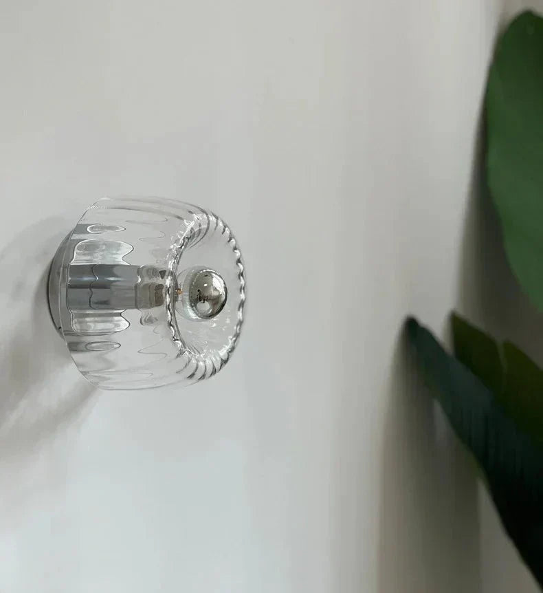 Scandinavian Bauhaus Glass Wall Lamp
