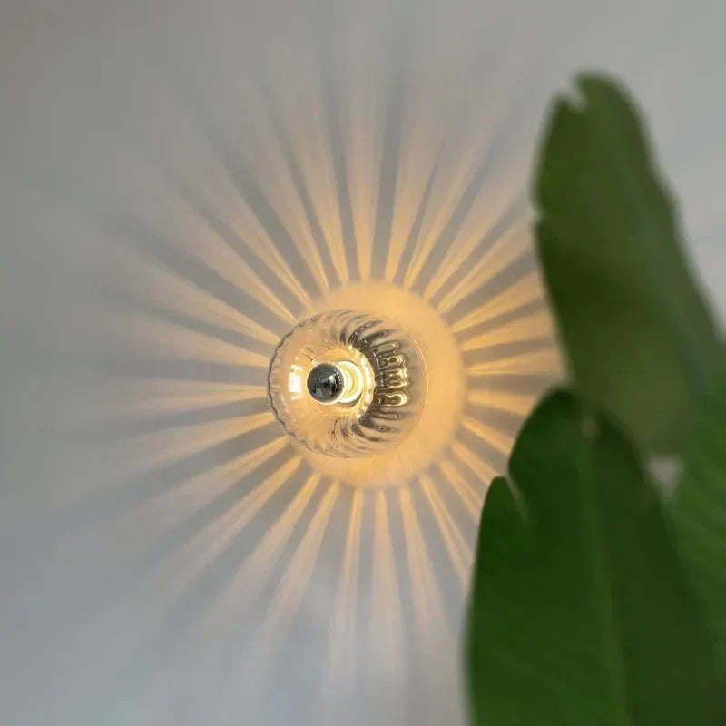 Scandinavian Bauhaus Glass Wall Lamp