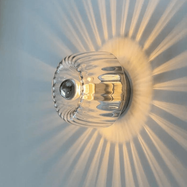 Scandinavian Bauhaus Glass Wall Lamp