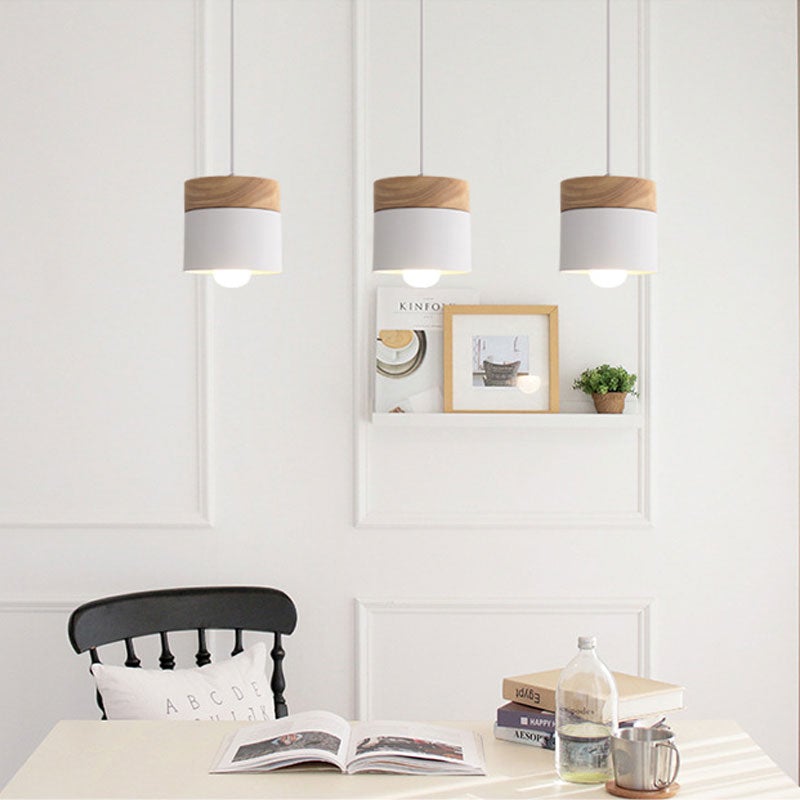 Scandinavian LED Pendant Light with Metal Finish