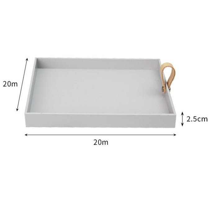 Nordic Square Plastic Serving Tray