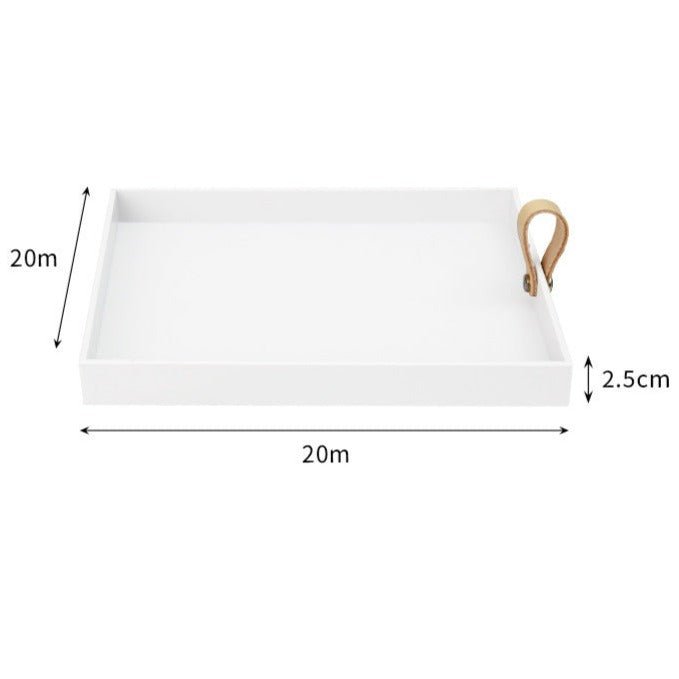 Nordic Square Plastic Serving Tray
