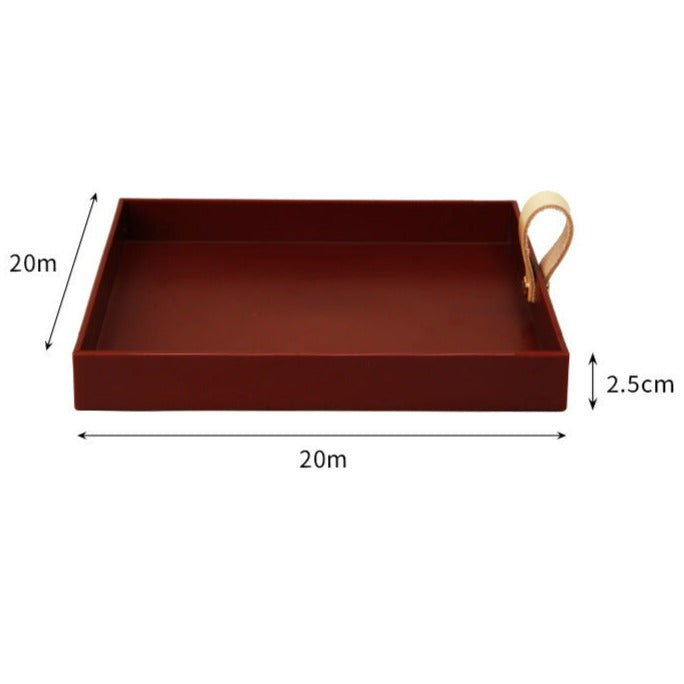 Nordic Square Plastic Serving Tray