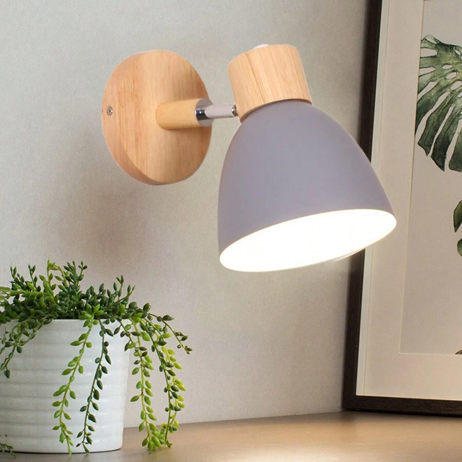 Adjustable Scandinavian Wall Lamp in Modern Minimalist Style