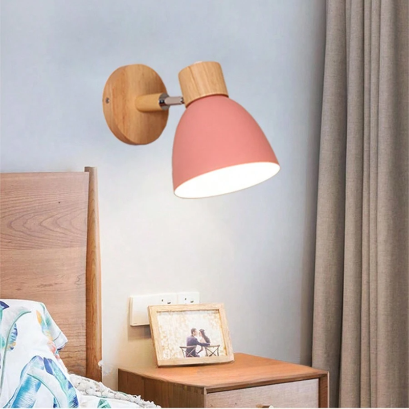 Adjustable Scandinavian Wall Lamp in Modern Minimalist Style