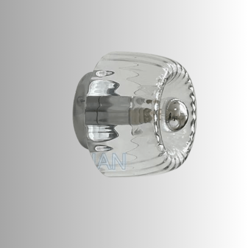 Scandinavian Bauhaus Wall Lamp with Glass Dome