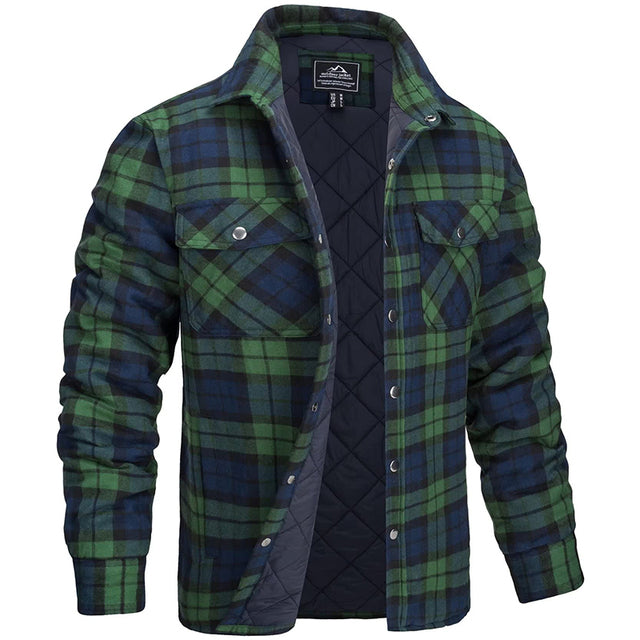 Luxurious Flannel Jacket for Men - Warm, Stylish, Modern Fit