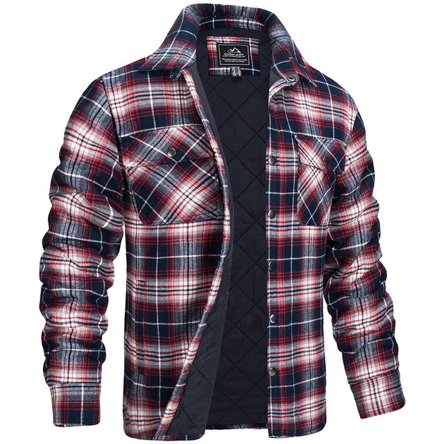 Luxurious Flannel Jacket for Men - Warm, Stylish, Modern Fit