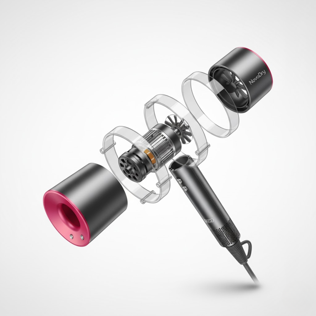 Fast Drying Gentle Hair Dryer 2000W Ergonomic Design
