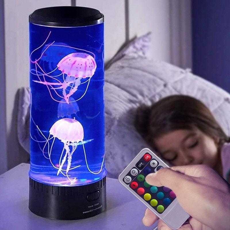 Soothing LED Jellyfish Lamp with 18 Color Options