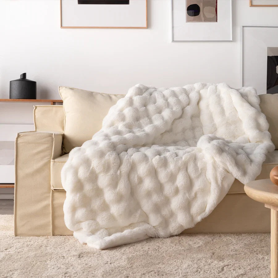 Luxury Soft Faux Fur Throw Blanket