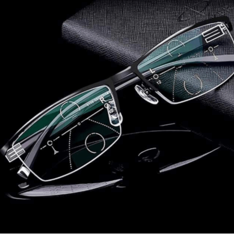 Lightweight Progressive Reading Glasses with Modern Style
