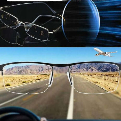 Lightweight Progressive Reading Glasses with Modern Style