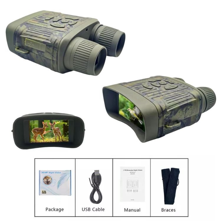 Infrared Night Vision Binoculars with HD Display