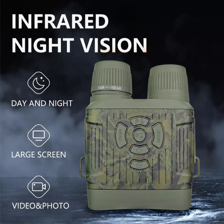 Infrared Night Vision Binoculars with HD Display