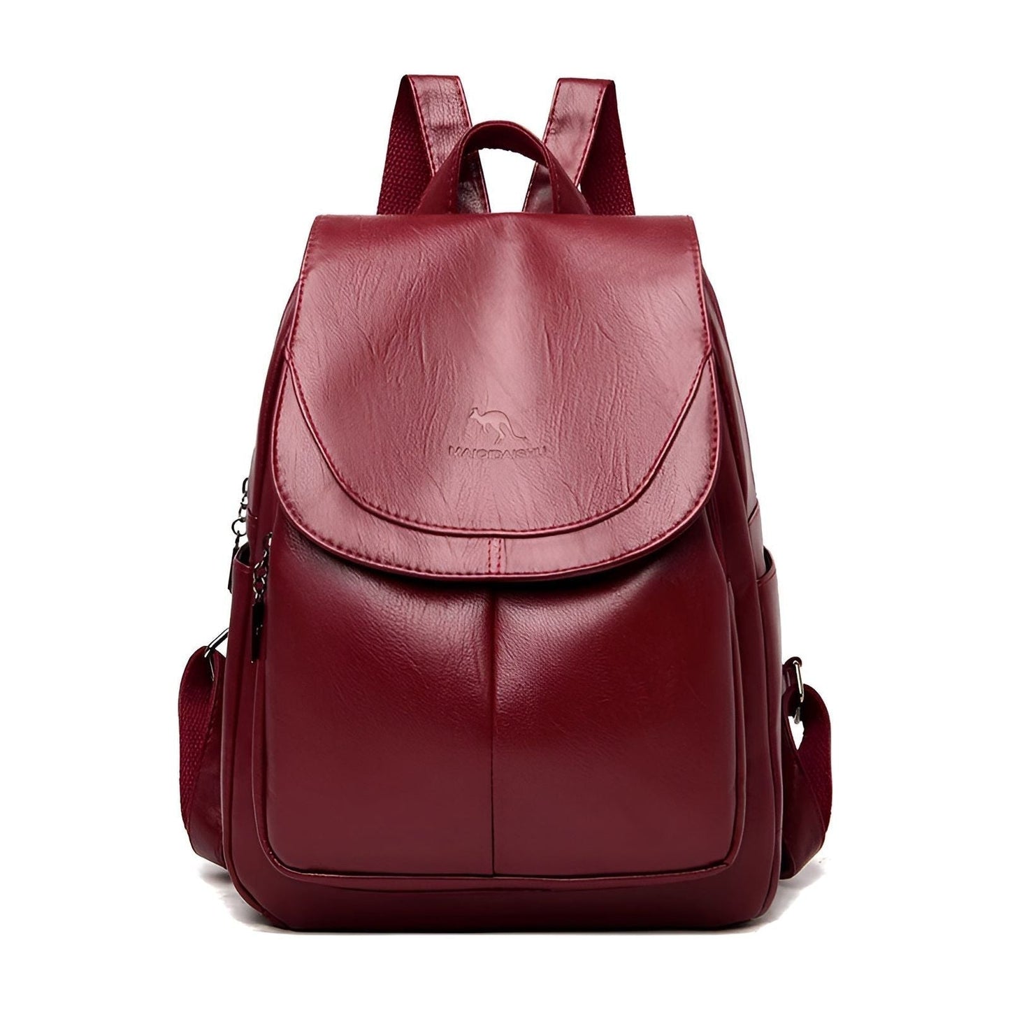 Lightweight Women's Leather Backpack - Stylish Waterproof Design for Daily Use