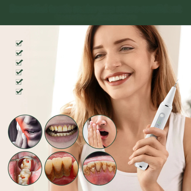 Ultrasonic Tooth Cleaner with Long Battery Life