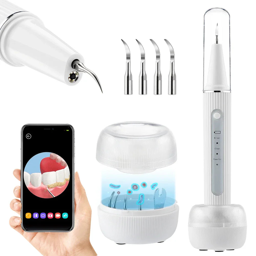 Ultrasonic Tooth Cleaner with Long Battery Life